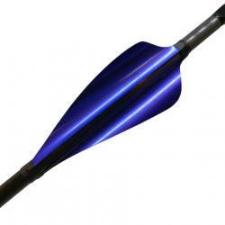 XS-WINGS - Plume 60 mm High Profile GAUCHER (LH) BLEU MÉTALLIQUE