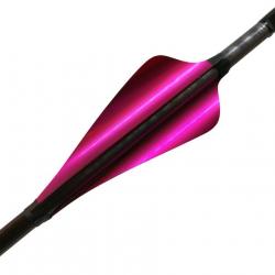 XS-WINGS - Plume 60 mm High Profile GAUCHER (LH) ROSE MÉTALLIQUE