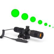 Lampe tactique Flashlight Delta Tactics rail Picatinny (220 lumens