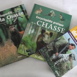 Lot 3 ouvrages encyclopédie de la chasse