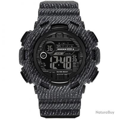 Montre Style Militaire Etanche Noir Top Enchere Montres Tactiques 7984261