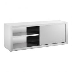 Armoire murale haute de cuisine placard rangement professionnelle - 160 x 45 cm acier inoxydable 14