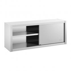 Armoire murale en inox haute de cuisine placard rangement professionnelle - 150 x 45 cm 14_0000467