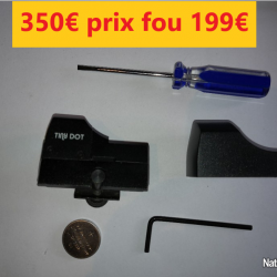 Point rouge TINY DOT 3.5 MOA avec son montage       37015-09