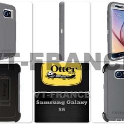 Coque Anti Choc OtterBOX Defender pour Samsung, Smartphone: Galaxy S6 Gris