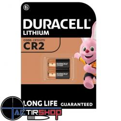 Piles Lithium Duracell CR2 par lot de 2