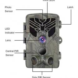 Caméra de chasse Wifi et de suivi des sentiers du gibier, 20mp 1080P, Bluetooth LIVRAISON GRATUITE!!