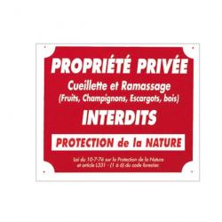 Panneaux Akilux Europarm " Propriété privée cueillette .. " 3