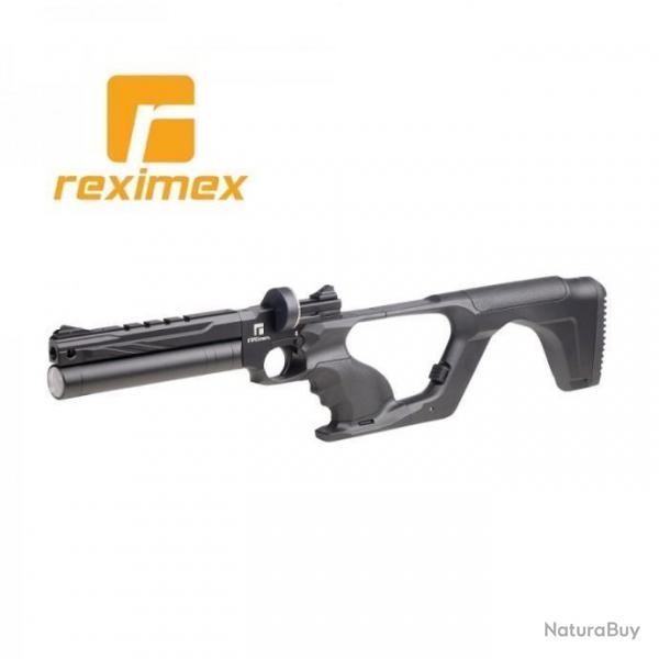 Pistolet Reximex RP PCP de 4,5 mm de calibre noire synthtique. 10 joules. Crosse dtachable.