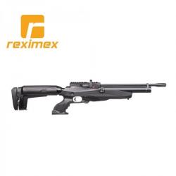 Pistolet PCP Reximex Tormenta de calibre 4,5 mm. Couleur noire synthétique. 19,9 Joules.