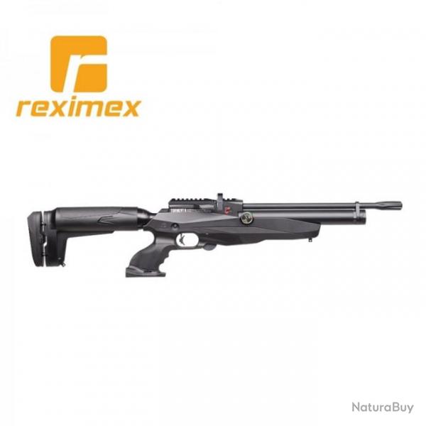 Pistolet PCP Reximex Tormenta de calibre 4,5 mm. Couleur noire synthtique. 19,9 Joules.
