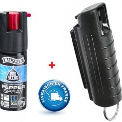 Bombe Lacrymogène Walther Prosecur Poivre + Porte Bombe Ceinture - Special Outdoor / Running