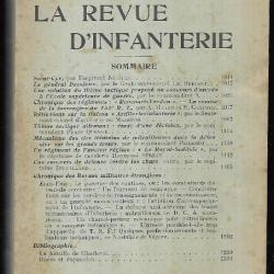 la revue d'infanterie juin 1937 , ministère de la guerre