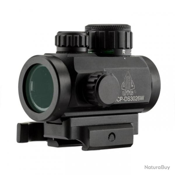 Point rouge tubulaire UTG rouge ou vert cqb - Micro dot