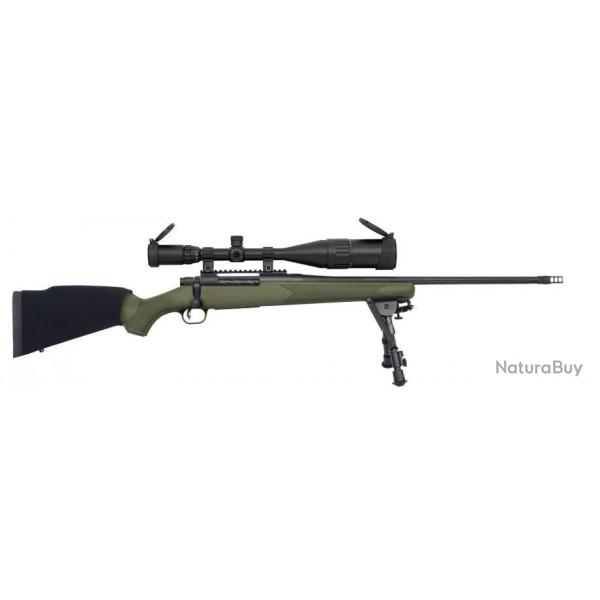 Carabine Mossberg Patriot Night Train 2 cal. 308 Win + Lunette 6-24x50 + Bipied