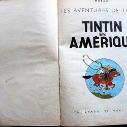 Tintin en Amérique 1947 ..ECHANGES ET SOULTES ACCEPTEES