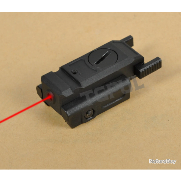 Laser rouge pour pistolet ou carabine pour rail picatinny de 20mm