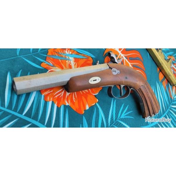 Pistolet  poudre noir crosse Renaissance Pr XXme