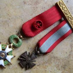 réduction médaille officier ordre légion d'honneur or croix guerre TOE théâtre opération extérieurs