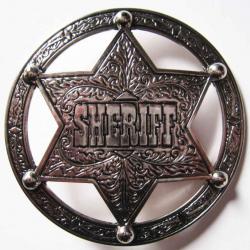 BOUCLE DE CEINTURE SHERIFF - Ref.64