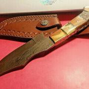 Couteau de chasse - Deerhunter - Etui en cuir - Couteau lame fixe -  Aména'Chasse