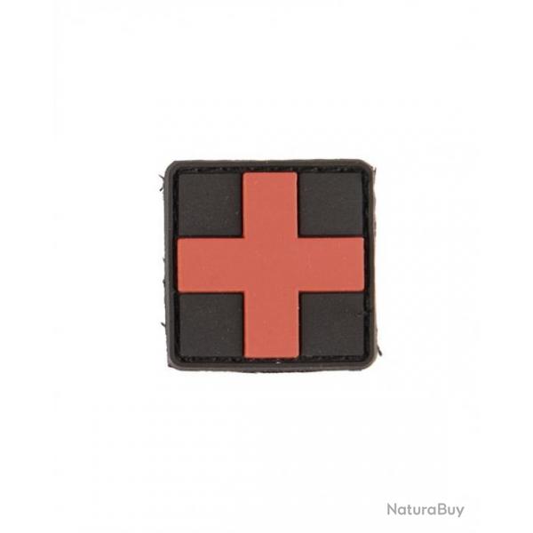 Patch 3D First Aid Pvc Avec Scratch Petit Noir