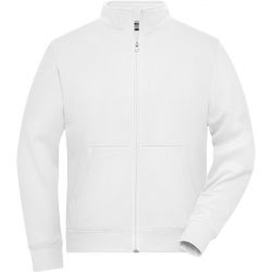 Sweat-Shirt Workwear  blanc Homme-JAMES NICHOLSON JN1810071