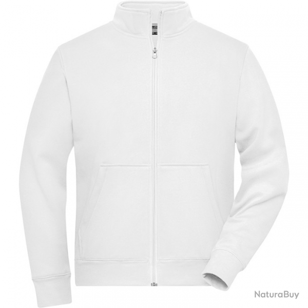 Sweat-Shirt Workwear  blanc Homme-JAMES NICHOLSON JN1810071