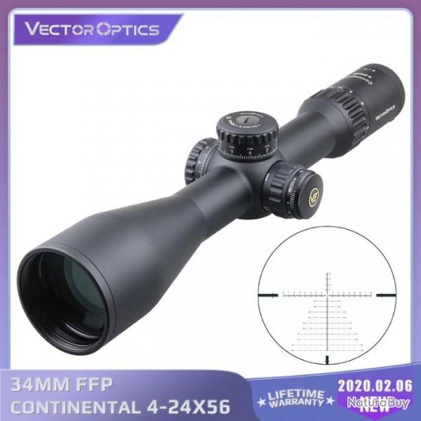 Vector Optics Continental 4-24x56 HD 34mm FFP  - LIVRAISON GRATUITE  !!