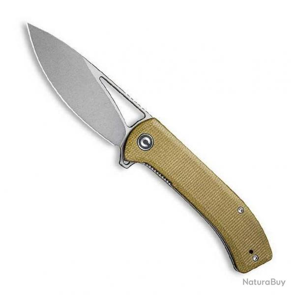 Couteau "Riffle" micarta, Couleur vert olive [Civivi]