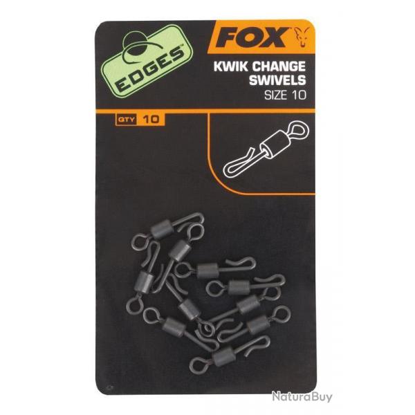 KWIK CHANGE SWIVELS FOX TAILLE 7 PAR 10
