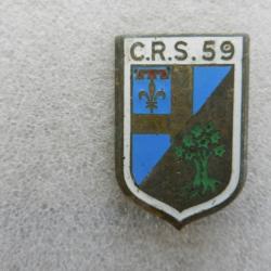 insigne de poitrine CRS n°59 Police Nationale