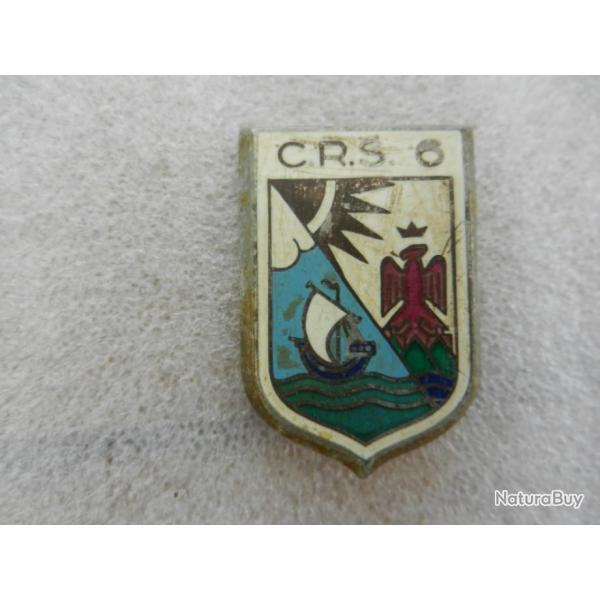 insigne de poitrine CRS n 6 Police Nationale