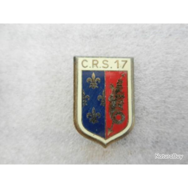 insigne de poitrine CRS n 17 Police Nationale