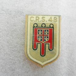 insigne de poitrine CRS n° 48 Police Nationale