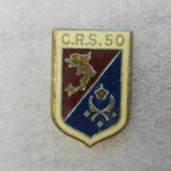 insigne de poitrine CRS n° 50 Police Nationale