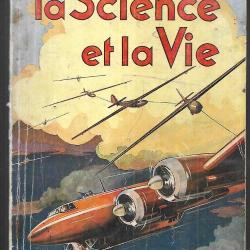 lot de 2 la science et la vie de 1941 , aviation, bateaux , blindés , techniques ,mines aérienne