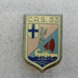 insigne de poitrine CRS n°53 Police Nationale