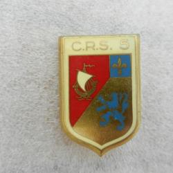 insigne de poitrine CRS n°5 Police Nationale