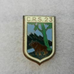 insigne de poitrine CRS n°23 Police Nationale