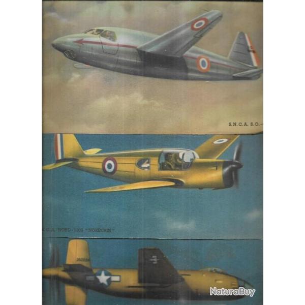 4 gravures aviation , handley-page , convair, beech xa 38,douglas xb 42, gloster mtor, snca nord