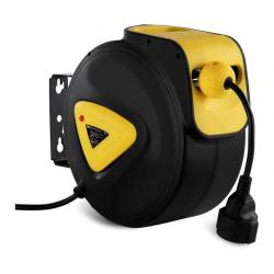 Enrouleur de câble atelier automatique - 10 m + 1,5 m jaune et noir 14_0000157