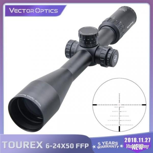 Vector Optics Tourex Newfashioned Zero Stop 6-24x50    -LIVRAISON GRATUITE !!