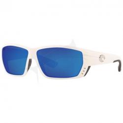 Lunettes Costa-del-Mar Tuna Alley Blanche Blue Mir