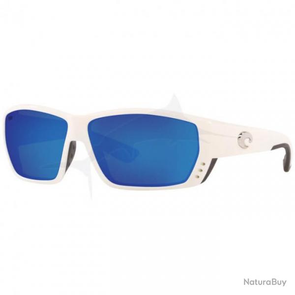 Lunettes Costa-del-Mar Tuna Alley Blanche Blue Mir