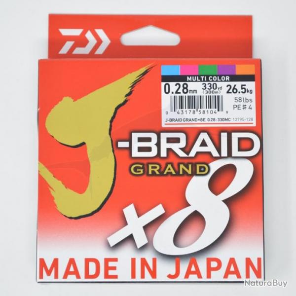 Daiwa Tresse J-Braid Grand X8 (300m) 58lb