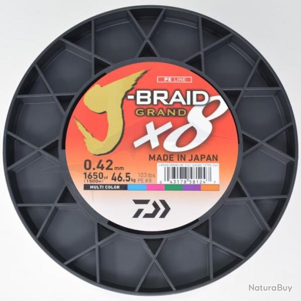 Daiwa Tresse J-Braid Grand X8 1500m 103lb