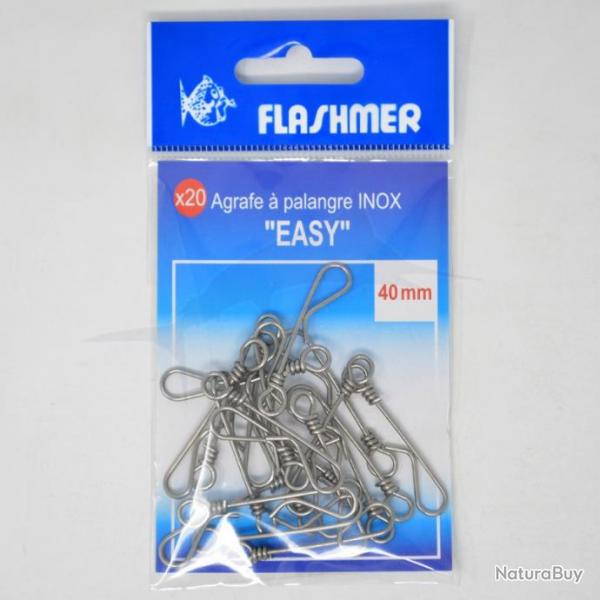 Agrafes Flashmer Easy 40mm