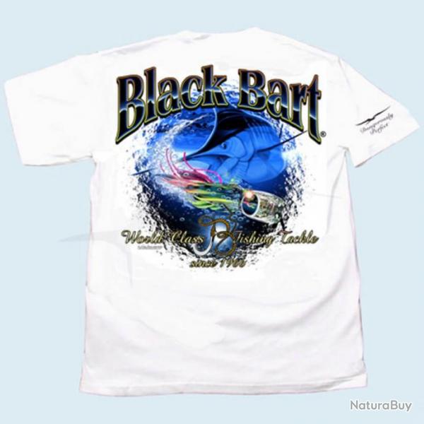 T Shirt Black Bart Marlin Lure