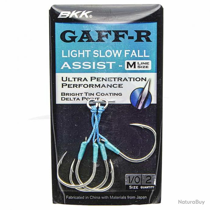 BKK Gaff-R Light Slowfall Assist Hooks |1-1/0 | 2Pcs 1/0